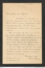 Nachlass Franz Steindachner, Brief von Emilio Ninni an Franz Steindachner (15.05.1910), Inv.Nr. 366.01, Seite 1